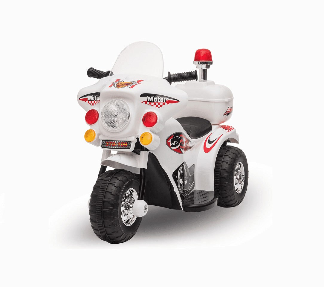 Kids Motorcycle Ride On 6V Battery Powered Electric Trike Toys for 18-36 Months 