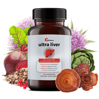 REG'ACTIV Vital Restore Detox & Liver Health Capsules with Glutathione, Selenium, Milk Thistle
