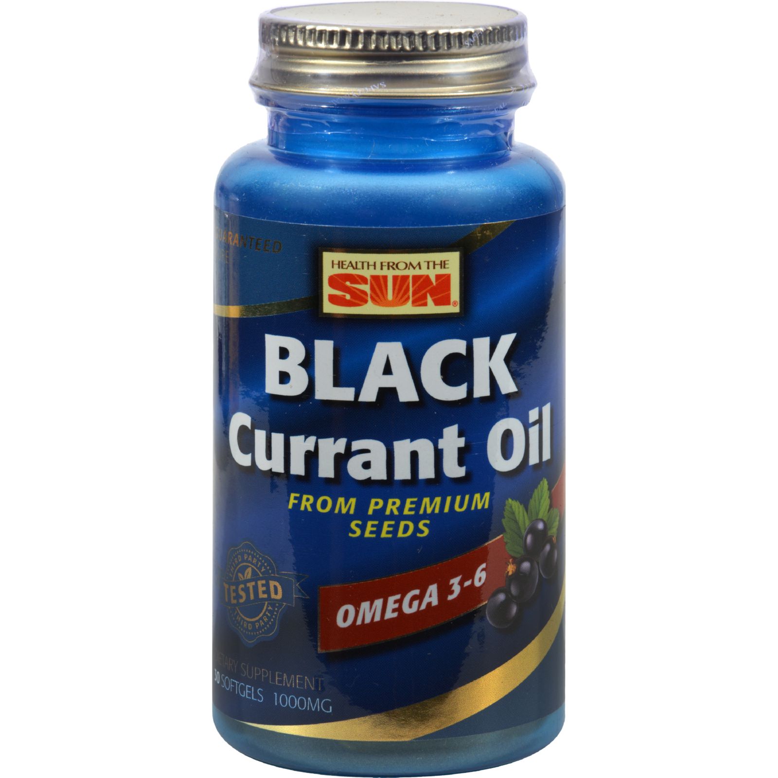 Natures Life Black Currant Seed Oil 1000 mg With Omega3 ALA, Omega6
