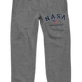 thumbnail image 2 of NASA Text and Flag Men's Athletic Heather Gray Graphic Sweatpants-Small, 2 of 3