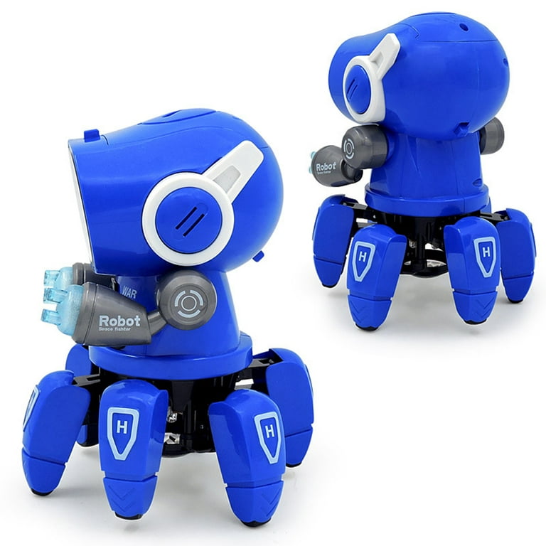 Mini Robot dansant électrique pour enfants, 6 griffes, lumières