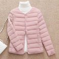 thumbnail image 2 of Herrnalise Jackets For Women Faux Gilet Long Sleeve Waistcoat Body Warmer Jacket Coat Outwear Shackets For Women 2024 fall Pink,M, 2 of 5
