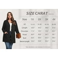 thumbnail image 5 of Cueply Women's Plus Size Sweater Long Sleeve Lightweight Cardigans Buttons Knited Casual Outwear Tops with Pockets 1X-4X, 5 of 9