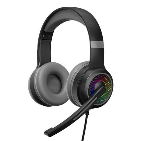 Hwkond Corded Headphones, Gaming Headset With Microphone Most Laptop Over-Ear Headphones Noise Canceling Mic 7 Stereo Surround Sound