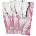 thumbnail image 2 of Dreamtimes Cute Unicorn Pink Kitchen Towels, 18 x 28 Inch Super Soft and Absorbent Dish Cloths for Washing Dishes, 1 PCS Reusable Multi-Purpose Microfiber Hand Towels for Kitchen, 2 of 7
