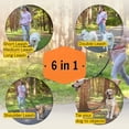 thumbnail image 4 of Hundefreund 6 in 1 Multifunctional Dog Leash for Medium and Large Dogs - 10ft Double Ended Adjustable - Convertible as Hands Free, Crossbody, Over The Shoulder or Double Dog, 4 of 4