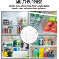 thumbnail image 4 of Large  Plastic Storage Bins for Kitchen, Pantry, Laundry &, 4 of 5