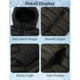 thumbnail image 4 of Coerni Boys Girls Quilted Lightweight Jacket Color Blocked Down Jacket Zipper Pockets Kids Insulated Zip Up Outerwear Puffer Coat, 4 of 8