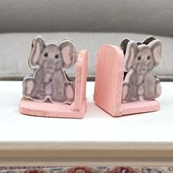 DOLLHOUSE Miniatures 1:12 Miniature White Resin Children's "A to Z" Bookends 
