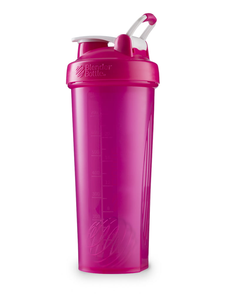 Shaker Bottle in Cute Pink (Lid & Body) W. Classic Loop Hook