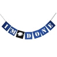 thumbnail image 2 of Cinturón de banderines de graduación I'M de graduación colgante decoración de fondo Azul, 2 of 9