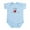 Sky Blue, variant on CafePress - Mema's Love Bug Ladybug Infant Bodysuit - Baby Light Bodysuit, Size Newborn - 24 Months