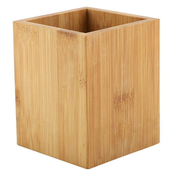 Nimoa porte-stylo-bureau bureau d'école de rangement en bambou porte-stylo boîte de rangement crayon papeterie