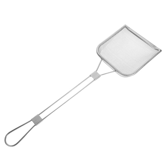 KALLORY Stainless Steel French Fry Scoop Kitchen Tool for Home Cooking and Food Serving