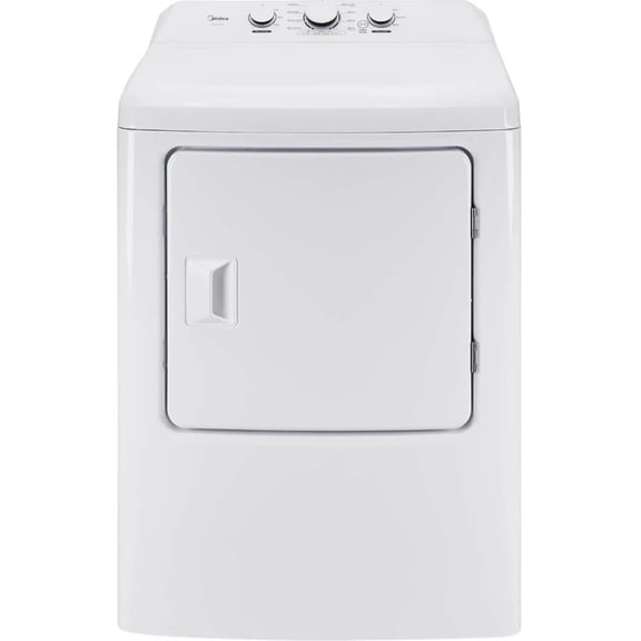 Midea MLTE39N1AWW 7.0 Cu. Ft. White Top Load Electric Dryer