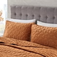 thumbnail image 3 of Gracie Mills Gayle 3-Piece Casual Geometric Velvet Quilt Set - GRACE-11837, 3 of 4