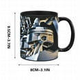 thumbnail image 3 of Yooshoverk Real Piston Engine Coffee Mug Automotive Mechanic Gift Car Lover Present Diesel Engine Themed Drinkware for Husband Dad Men 3D Resin Detail Ceramic Cup, 3 of 4