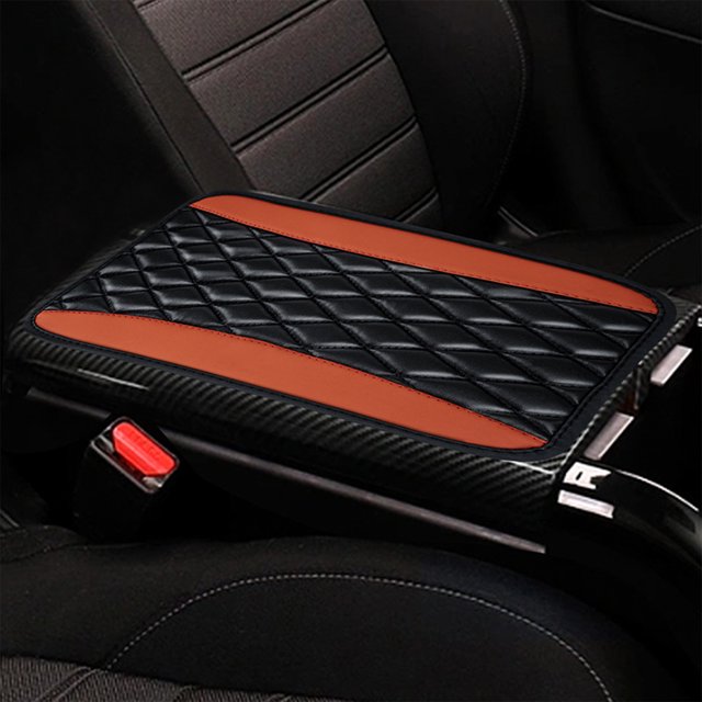 Car Accessories Auto Parts Products Upgraded Car Center Console Cover,Microfiber Leather Car Armrest Cover Cushion ,Universal Car Armrest Storage Box Car Interior Accessories