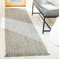 thumbnail image 2 of SAFAVIEH Natural Fiber Crawford Abstract Runner Rug, Grey/Natural, 2'3" x 10', 2 of 7