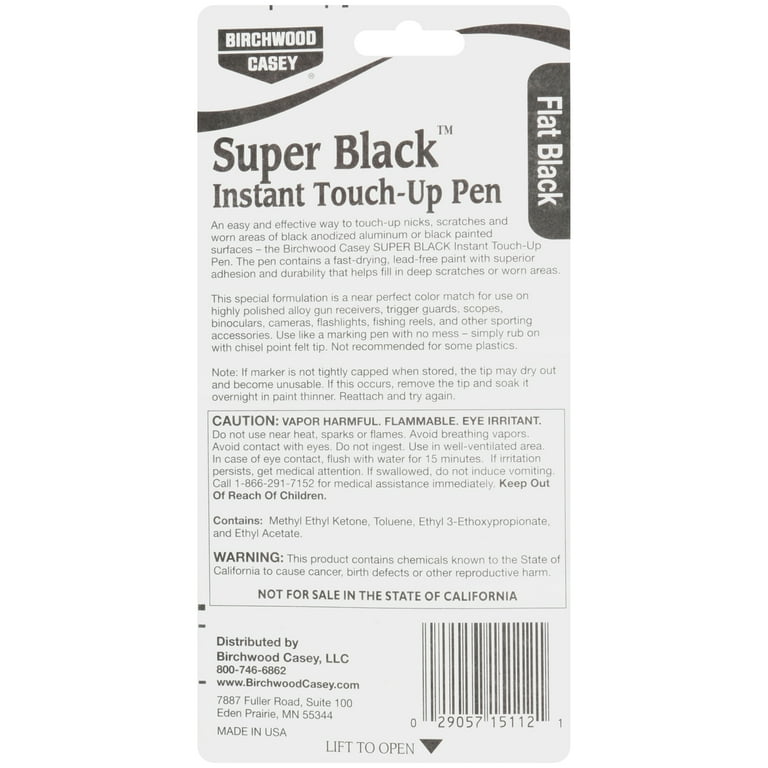 Super black touch up pen and updates 