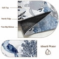 thumbnail image 6 of Navy Blue Sea Turtle Coastal Area Rugs 4'x6', Washable Small Throw Rugs for Office Bathroom, Summer Beach Black Coral Nautical Indoor Outdoor Rug Non-Slip Low Pile Carpet Runner Reversible Floor Mats, 6 of 8