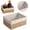Beige, variant on Yooci Small Wicker Baskets Decorative Basket for Countertops tables Shelves Desk,Small Basket for Storing keys Remote Controls and Wallets 7.09"x4.72"x3.35" 1Pcs Beige