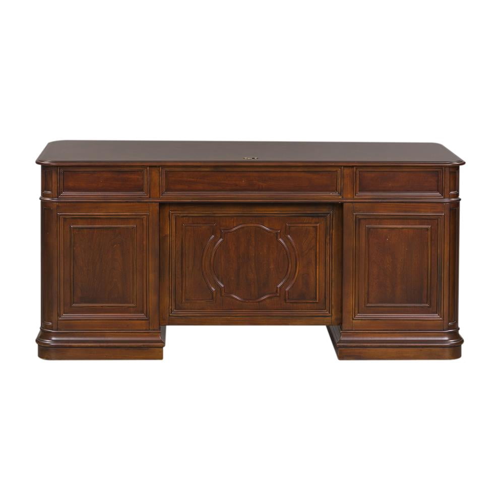 Liberty Furniture Industies, INC Brayton Manor Jr Executive Desk in Cognac