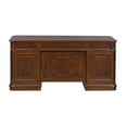 thumbnail image 5 of Liberty Furniture Industies, INC Brayton Manor Jr Executive Desk in Cognac, 5 of 12