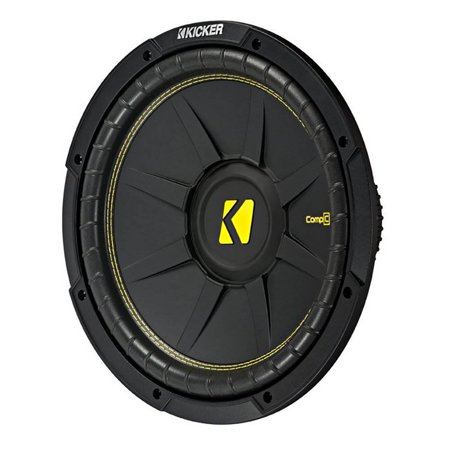 Kicker 10 Inch CompC 500 Watt 4 Ohm Single Voice Coil SVC Subwoofer |