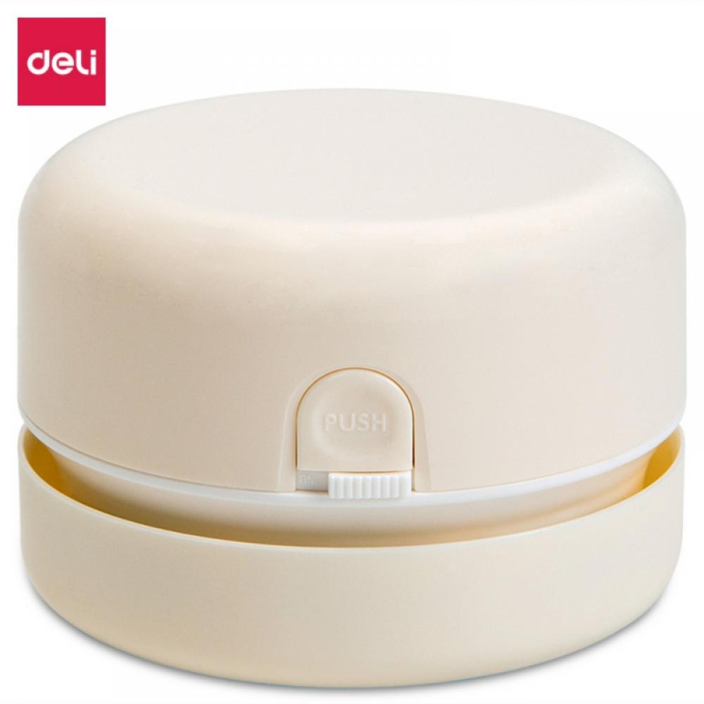 Mini Desk Vacuum, Deli Battery Operated VaccummCordless, Portable