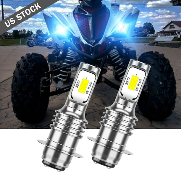 For Honda Sporchevy Trax TRX250EX TRX300EX TRX400EX Ice Blue H6 Headlights  - Walmart.com