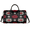 Beige, variant on Winter Snowflake Gym Bag for Women Men, Travel Duffle Bag Lightweight Waterproof Carry on Weekender Overnight Tote for Dance Cheer Sport, Christmas