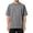 Gray_011, variant on Men's Acid Washed T-Shirt, Short Sleeve, Crew Neck, Vintage Distressed Solid Basic Tee Tops Black 3XL