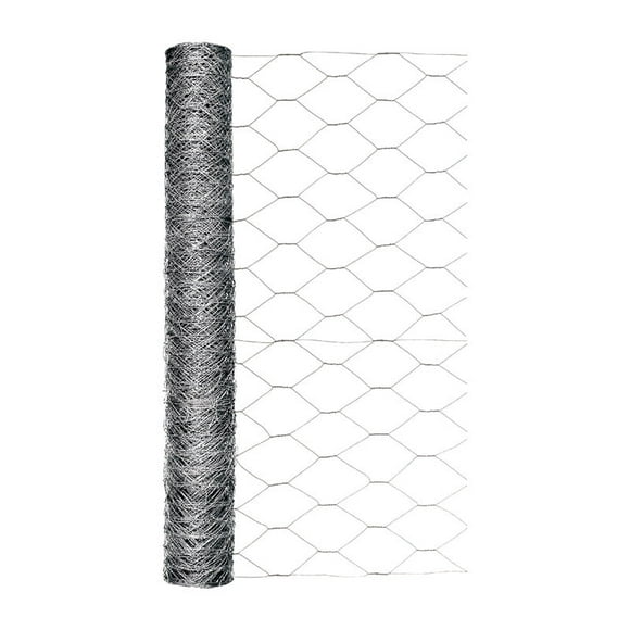 Esgrima para jardín, artesanía, acero galvanizado, 24 cm de alto x 15 m de largo
