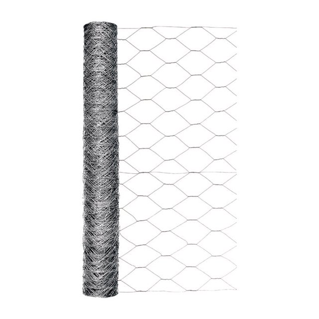 Esgrima para jardín, artesanía, acero galvanizado, 24 cm de alto x 15 m de largo
