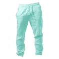 thumbnail image 2 of Entyinea Men's Pants Open Bottom Pants for Men Workout Mint Green S, 2 of 3
