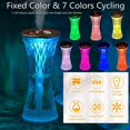 thumbnail image 3 of Lámpara de mesa de cristal con humidificadores para dormitorio, luz nocturna que cambia de color, lámpara de noche de diamantes para dormitorio, sala de estar, regalo, 3 of 5