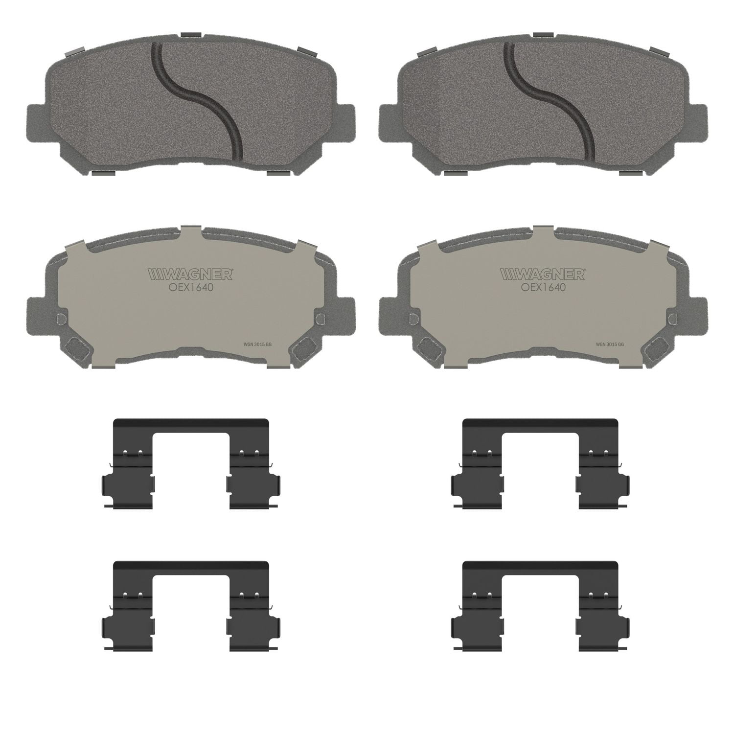Disc Brake Pad Set Fits select: 2014-2016 JEEP CHEROKEE, 2013-2016 DODGE DART