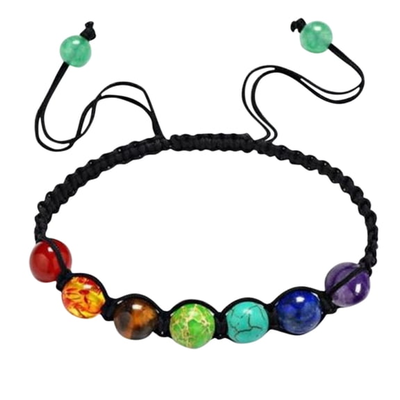 SUSHANG Seven Chakra Woven Bracelet Bracelet Bracelet Fashion Rainbow Seven-Color Creative Seven Bracelets