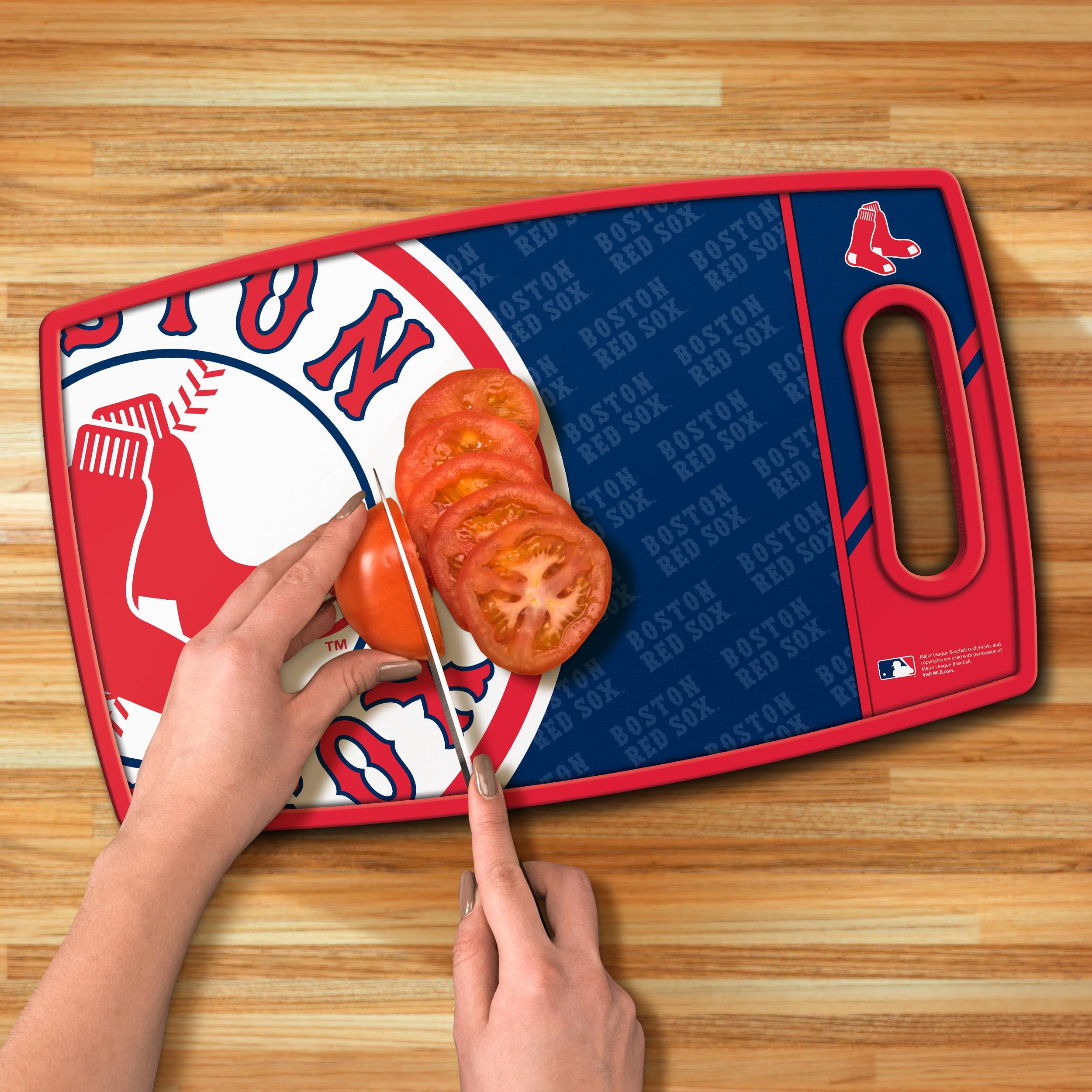 YouTheFan MLB Boston Red Sox Logo Series Cutting Board