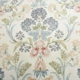 thumbnail image 5 of Chezmoi Collection 4-Piece Floral Medallion Garden Window Curtain Set with Sheer Backing, Multicolor Blue Green Red Yellow White Printed Microfiber, 120 inch x 84 inch, 5 of 9