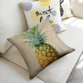 thumbnail image 5 of pineapplelinen throw pillowcase decoration pillowcase gifting preferred 20x20 inch cushion cover 2 sets sofa pillowcase sofa bedroom living room car, 5 of 8