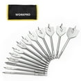 thumbnail image 3 of WorkPro Spade Drill Bit Set With Hex Shank - 13 Piece, 3 of 6
