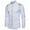 White, variant on Mens Slim Fit Long Sleeve Button Down Dress Shirts Tops with Embroidery