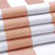thumbnail image 2 of Toalla HENBAY 90x180 cm de algodón naranja de gran tamaño a rayas, 2 of 6
