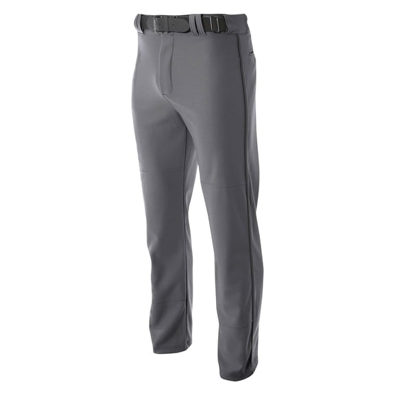 A4 Pro-Style Open Bottom Baseball Pant Moisture Wicking to Keep Athletes Cool For Mens Color Graphite Size L
