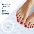 thumbnail image 5 of Medium Rubber Bath Safety Mat By Slipx Solutions: White In-Tub Suction Cup Mat, 5 of 6