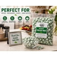 thumbnail image 4 of Colombina Spearmint Starlight Mints 2 lb Bag Individually Wrapped Hard Candy Gluten Free Bulk Candy, 4 of 8