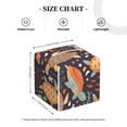 thumbnail image 4 of Lsque Turtles and Sea Plants Printed Tissue Box Cover Holder, Facial Paper Organizer Dispenser,Square with Bottom Belt, PVC Leather Decorative Organizer, 4 of 8