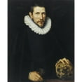thumbnail image 3 of Aert Pietersz. 12x14 Black Modern Framed Museum Art Print Titled - Simon Schaep (1566-1646) (1606), 3 of 5
